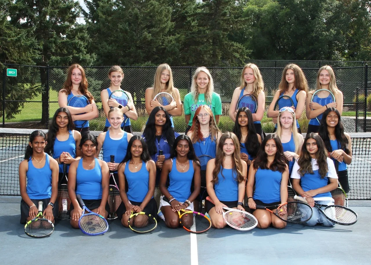 Eagan Girls Tennis B-Squad team portrait, 2025